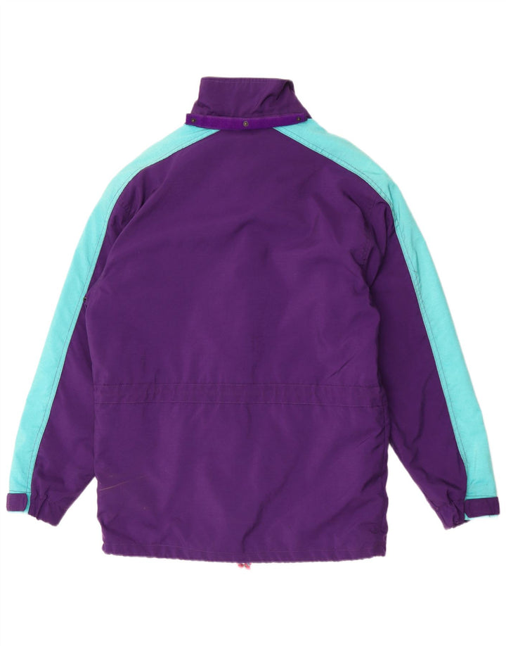Great Escapes Mens Ski Jacket IT 46 Small Purple Colourblock Polyamide