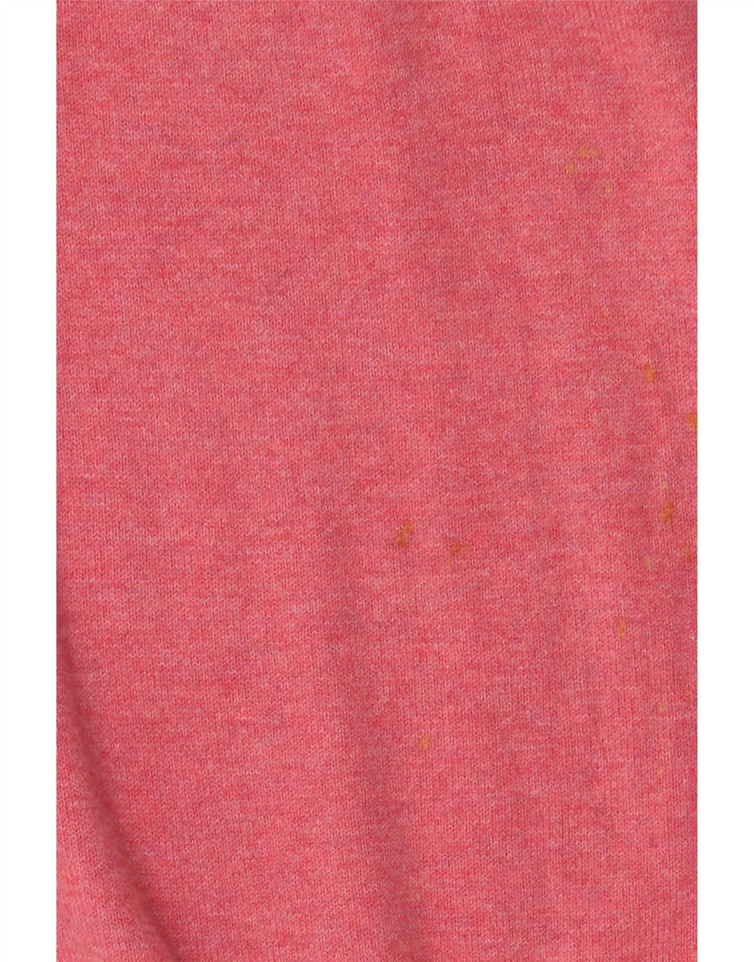 Marks & Spencer Mens Regular Fit V-Neck Jumper Sweater Medium Pink Cotton