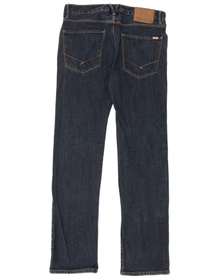 Vans Mens Straight Jeans W29 L30 Navy Blue Cotton