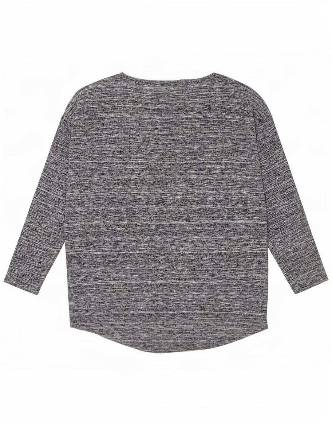 Top da donna a maniche lunghe Phase Eight UK 12 Viscosa screziata grigio medio