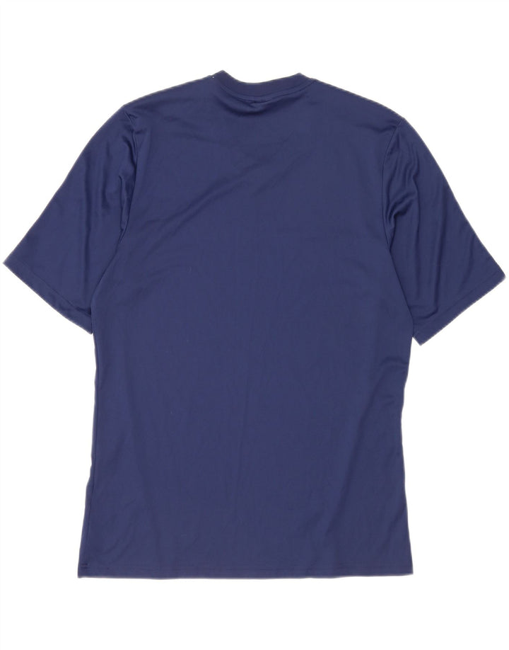 Adidas Herre Climalite T-Shirt Top Stor Marineblå Polyester