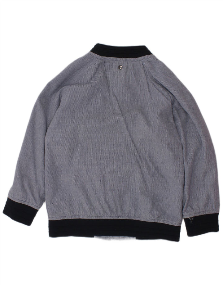 TED BAKER Bomberjakke til drenge 4-5 år Marineblå Colourblock Bomuld