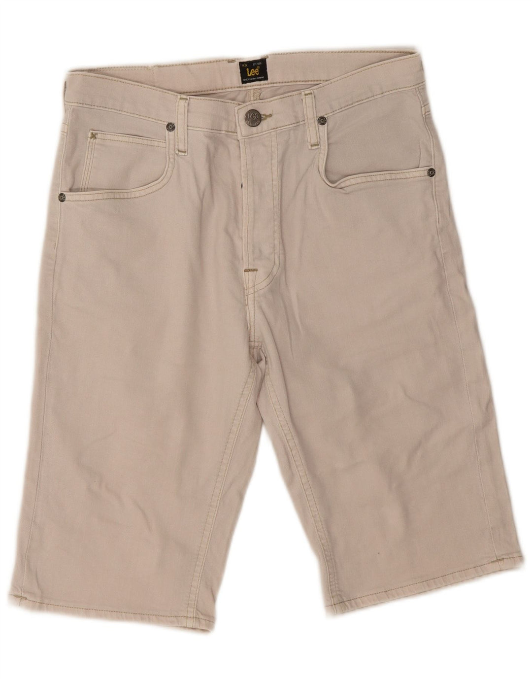 Lee Short en jean W30 pour homme en coton beige moyen