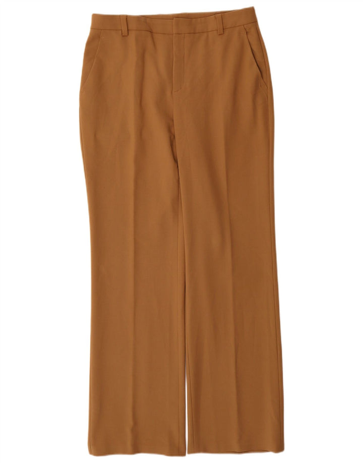 Zara Womens Straight Chino Trousers EU 40 Medium W30 L31 Brown
