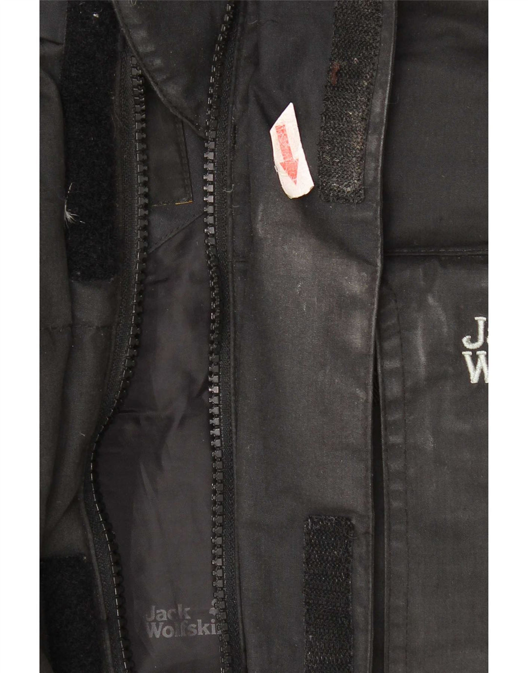 Jack Wolfskin Veste matelassée à capuche pour homme UK 36/38 Medium Noir Polyester