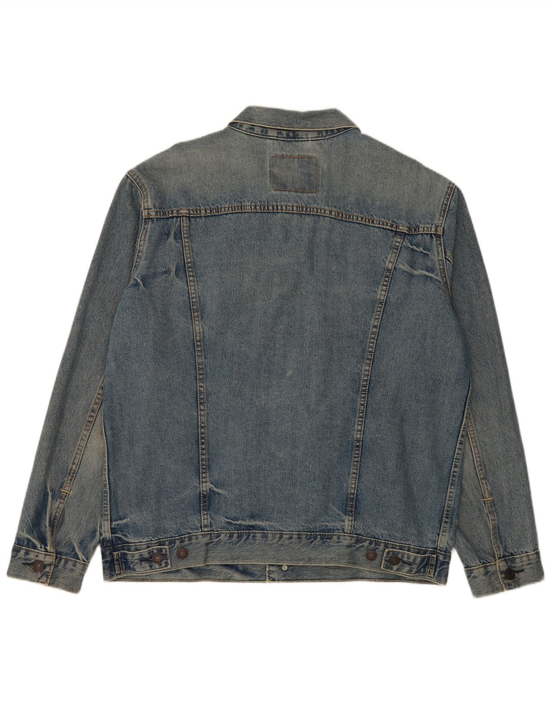 Levi's Mens Denim Jacket UK 42 XL Blue Cotton