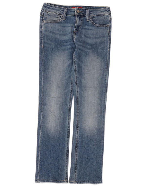 Женские прямые джинсы Guess W27 L28, синие, хлопок