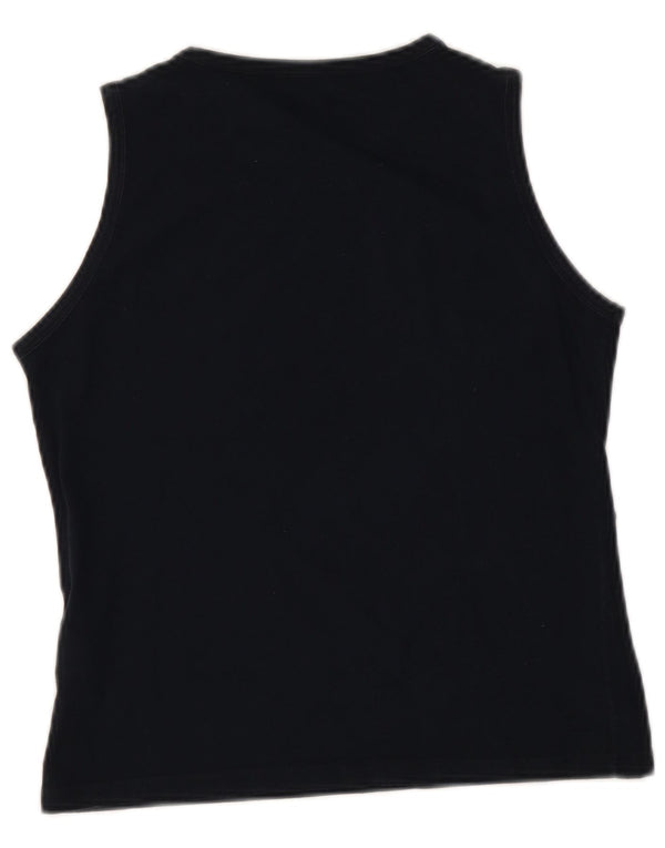 Canotta corta da donna Fred Perry UK 12 cotone nero medio
