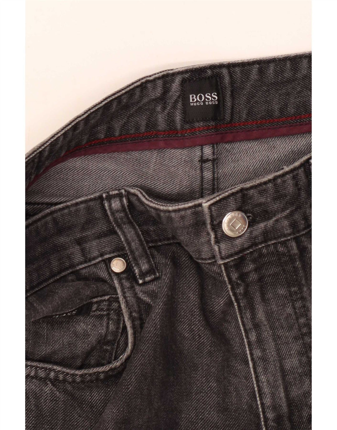 Мужские прямые джинсы Hugo Boss W36 L30 серые