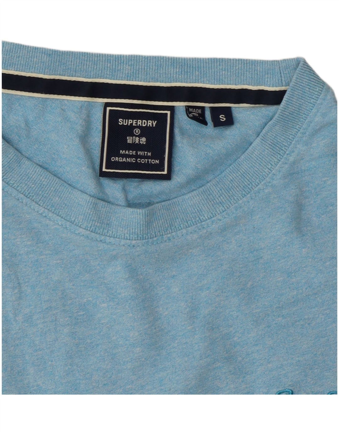 Superdry T-Shirt Homme Petit Bleu Coton