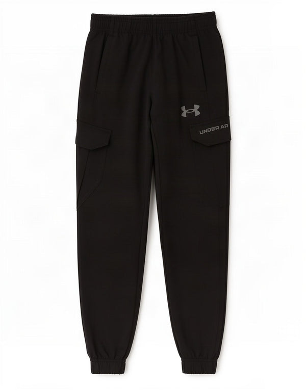 Under Armour Boys Grafisk træningsdragt Bukser Joggers 7-8 år Small Black