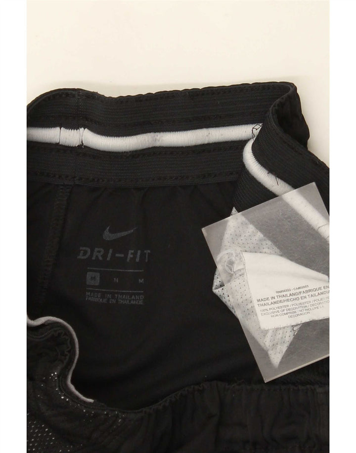 Nike Herre Dri Fit grafiske sportsshorts Medium Sort Polyester