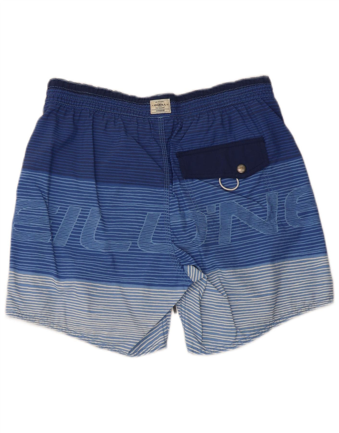 O'Neill Herren-Badeshorts mit Grafik, mittelblau gestreift