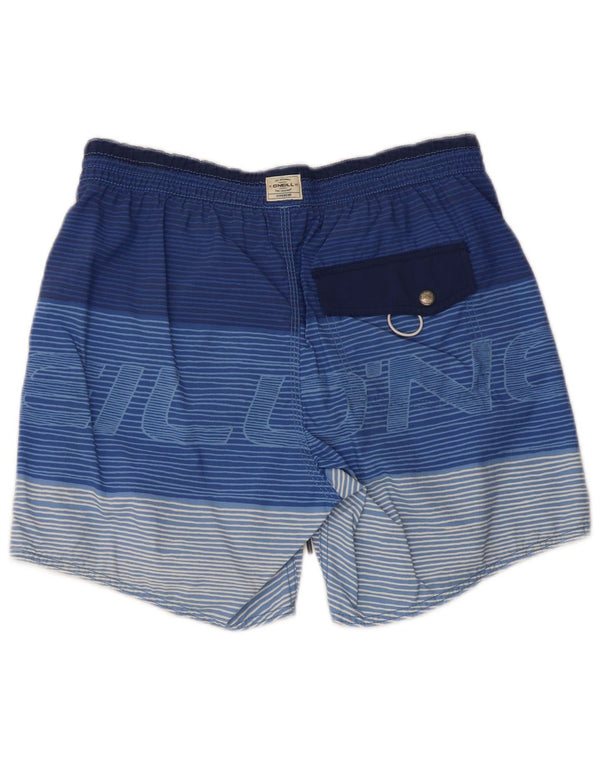 Pantaloncini da bagno grafici da uomo O'Neill blu medio a righe