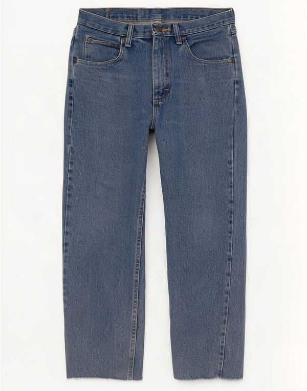 Wrangler Mens Straight Jeans W31 L27 Blue Cotton