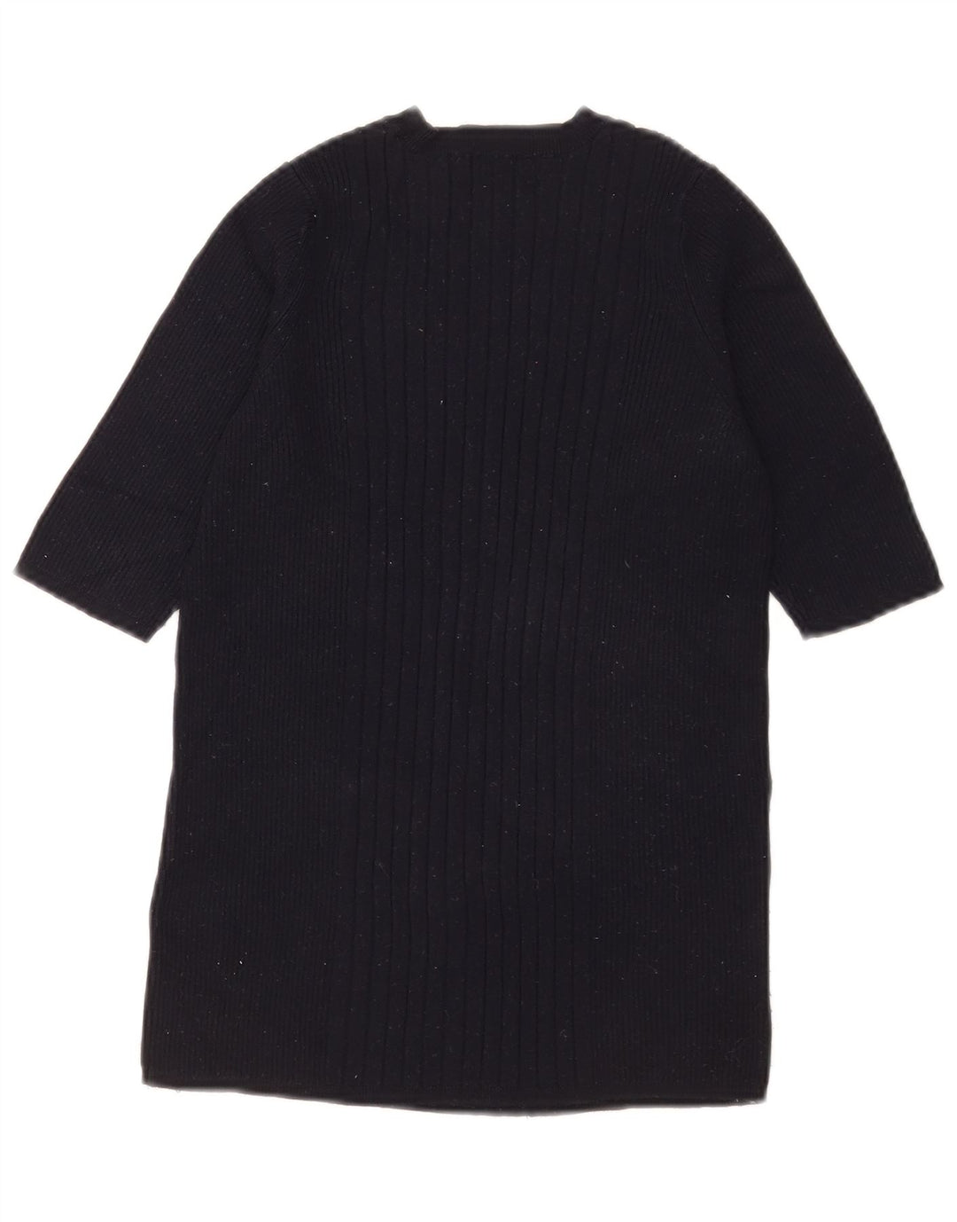 Marks & Spencer Womens Boat Neck Jumper Sweater UK 12 Medium Navy Blue