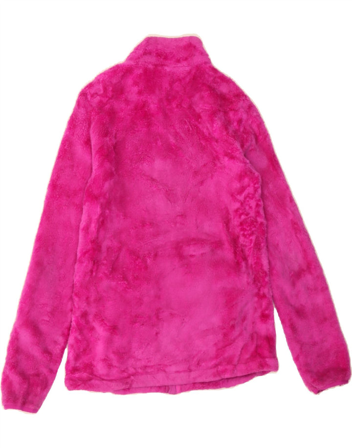 FILA Womens Fleece Jacket UK 10 Small Pink Polyester Vintage Fila and Second-Hand Fila from Messina Hembry 