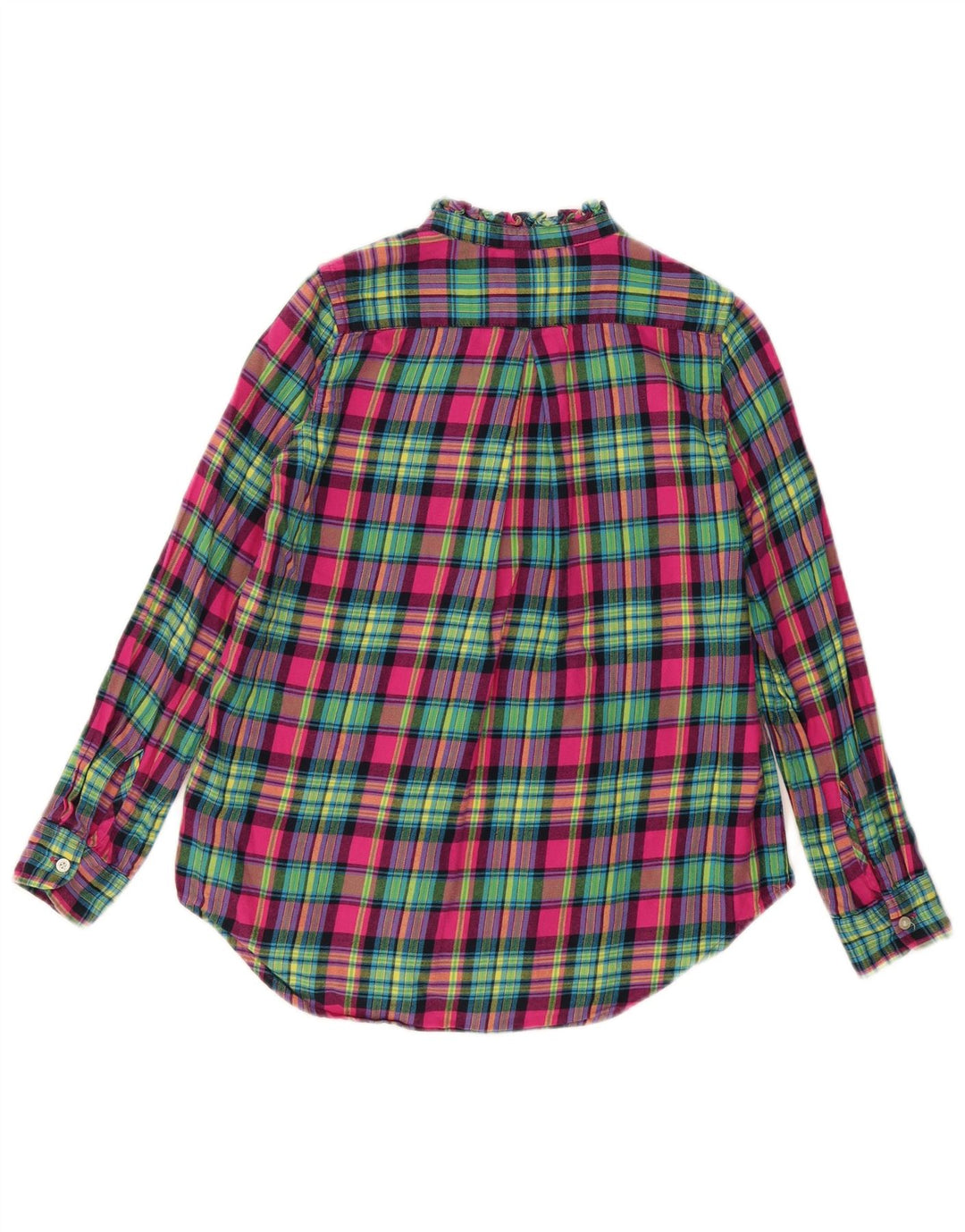Ralph Lauren Pullover-Flanellhemd für Mädchen, 11–12 Jahre, mehrfarbige Baumwolle