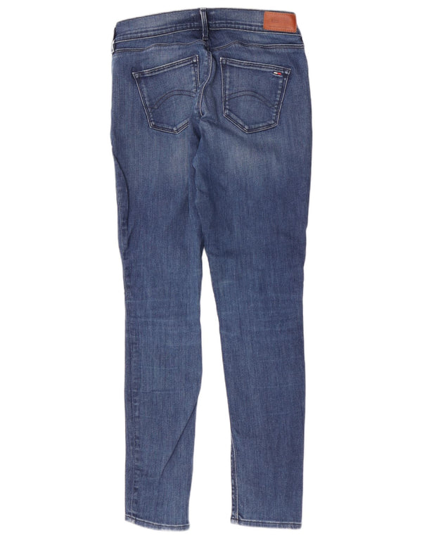Tommy Hilfiger Damen Slim Jeans W28 L30 Blaue Baumwolle