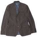 Ted Baker Veste Blazer Slim Fit à 2 Boutons pour Homme UK 42 XL Laine Grise
