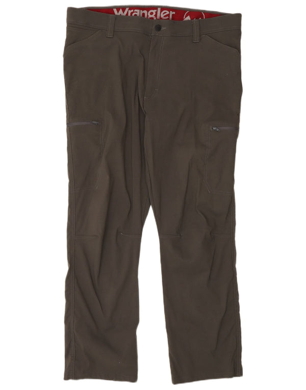 Мужские прямые брюки-карго Wrangler W36 L30, серый нейлон
