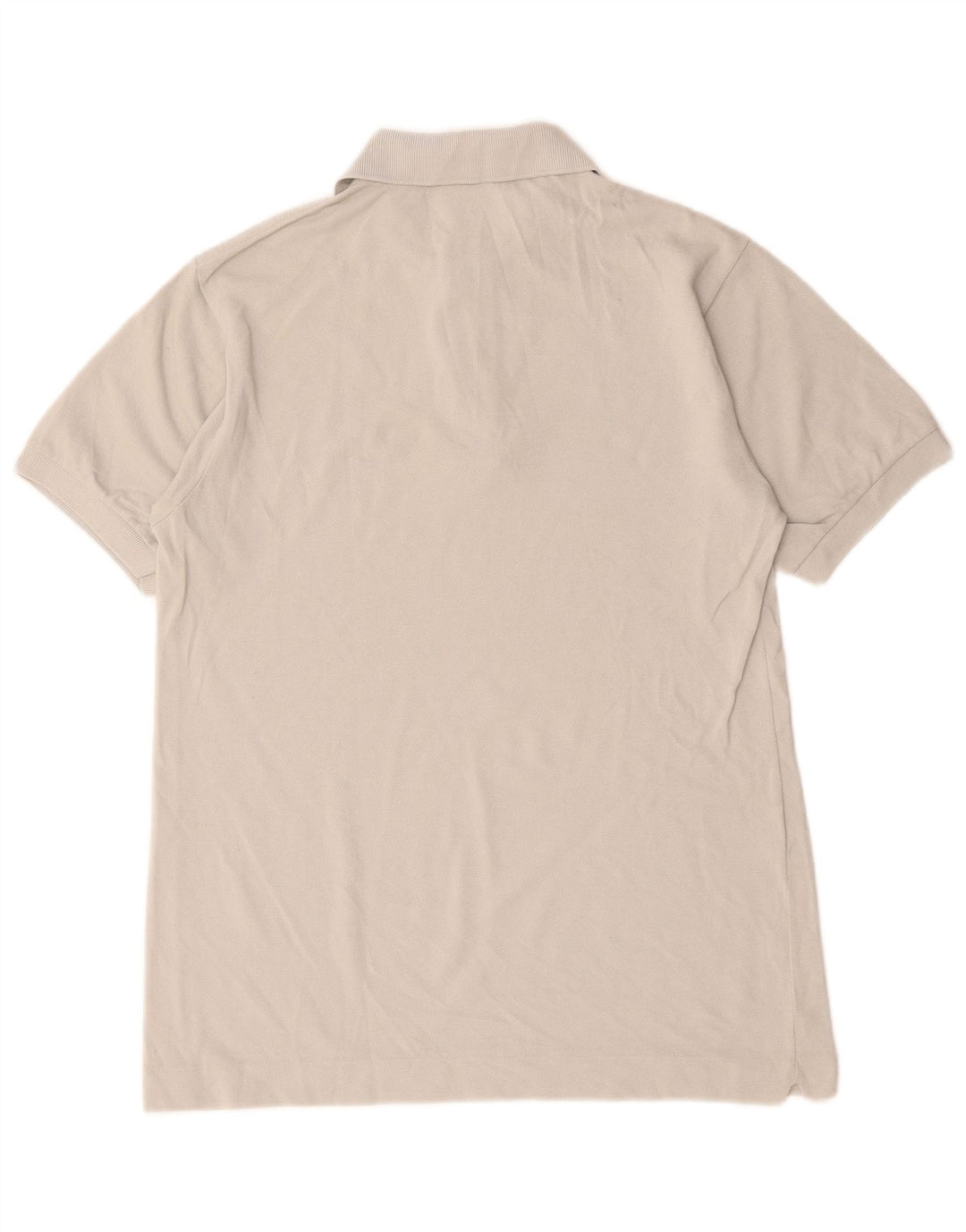 Lacoste Mens Polo Shirt Size 3 Small Grey Cotton