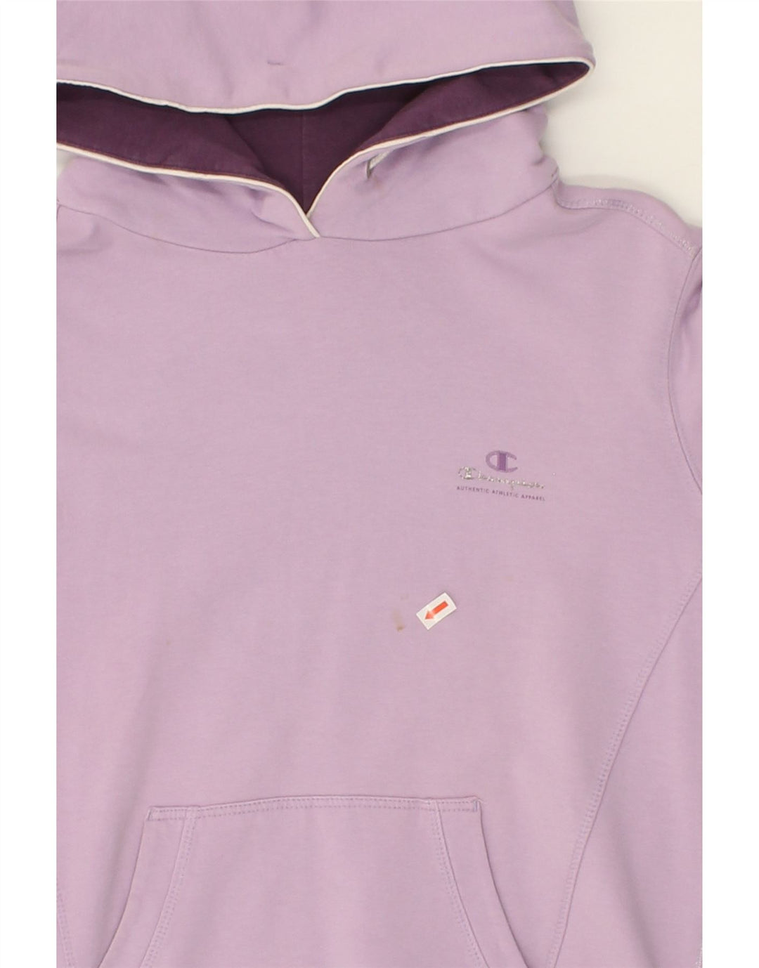 CHAMPION Womens Heritage Classics Hoodie Jumper UK 14 Medium Purple Vintage Champion and Second-Hand Champion from Messina Hembry 
