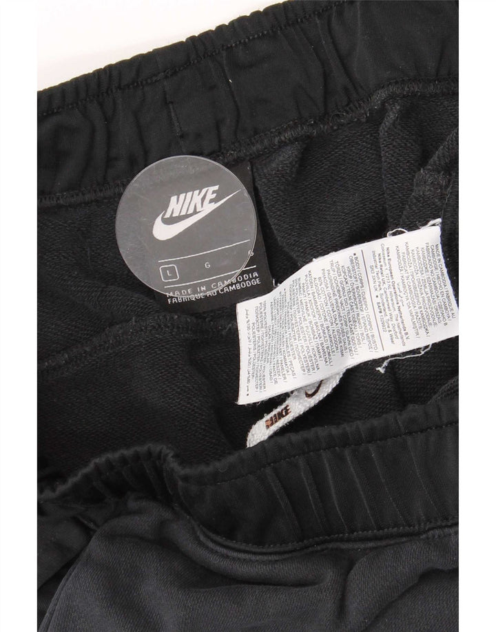 Nike Mens Sport Shorts Large Black Colourblock Cotton