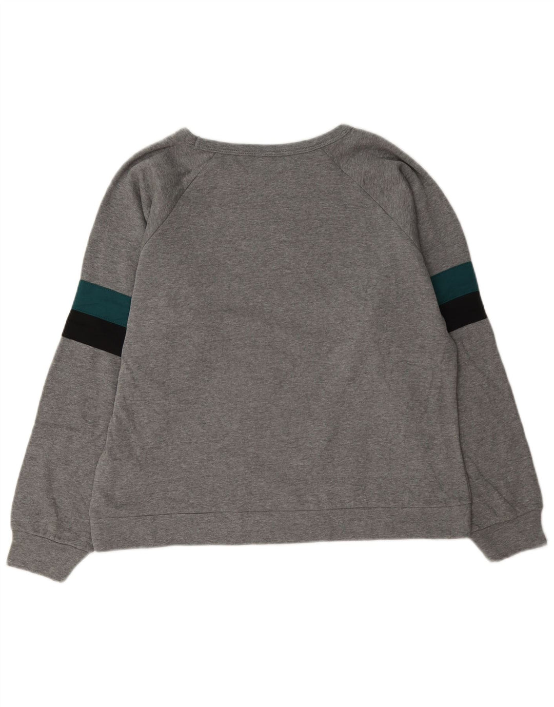 NFL Womens Philadelphia Eagles Sweatshirt Jumper UK 16 Large Grey