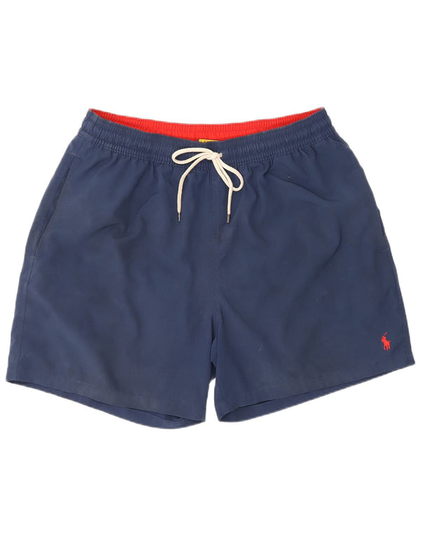 Męskie spodenki kąpielowe Polo Ralph Lauren XL, granatowe, poliestrowe