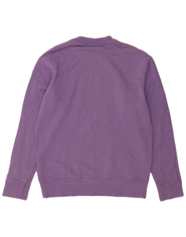 Zara Mens Graphic Sweatshirt Jumper Petit Coton Violet