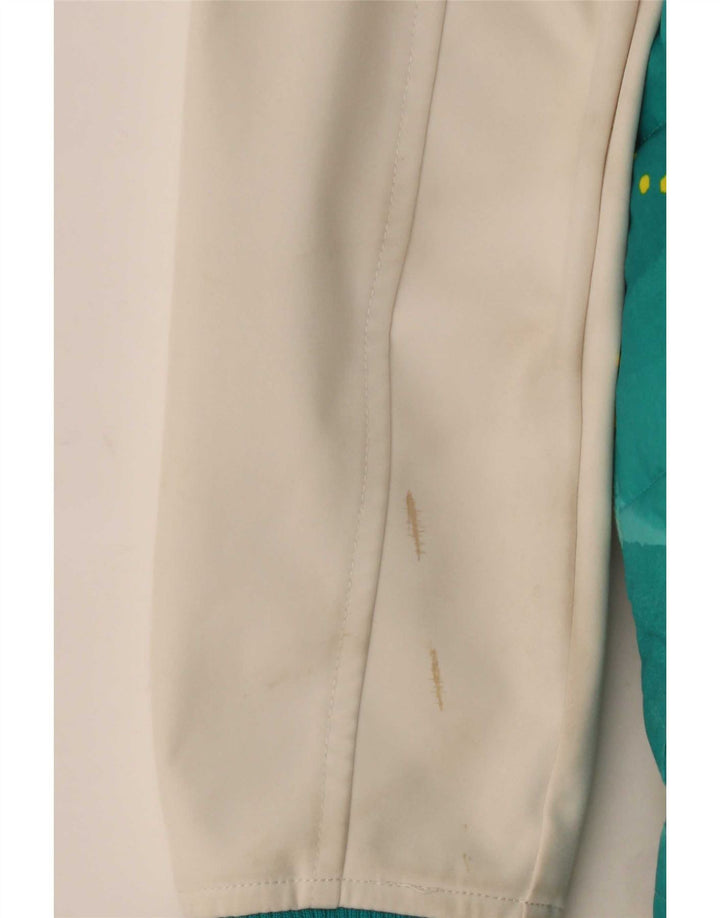 Giacca imbottita da uomo DC Small in poliestere color block turchese
