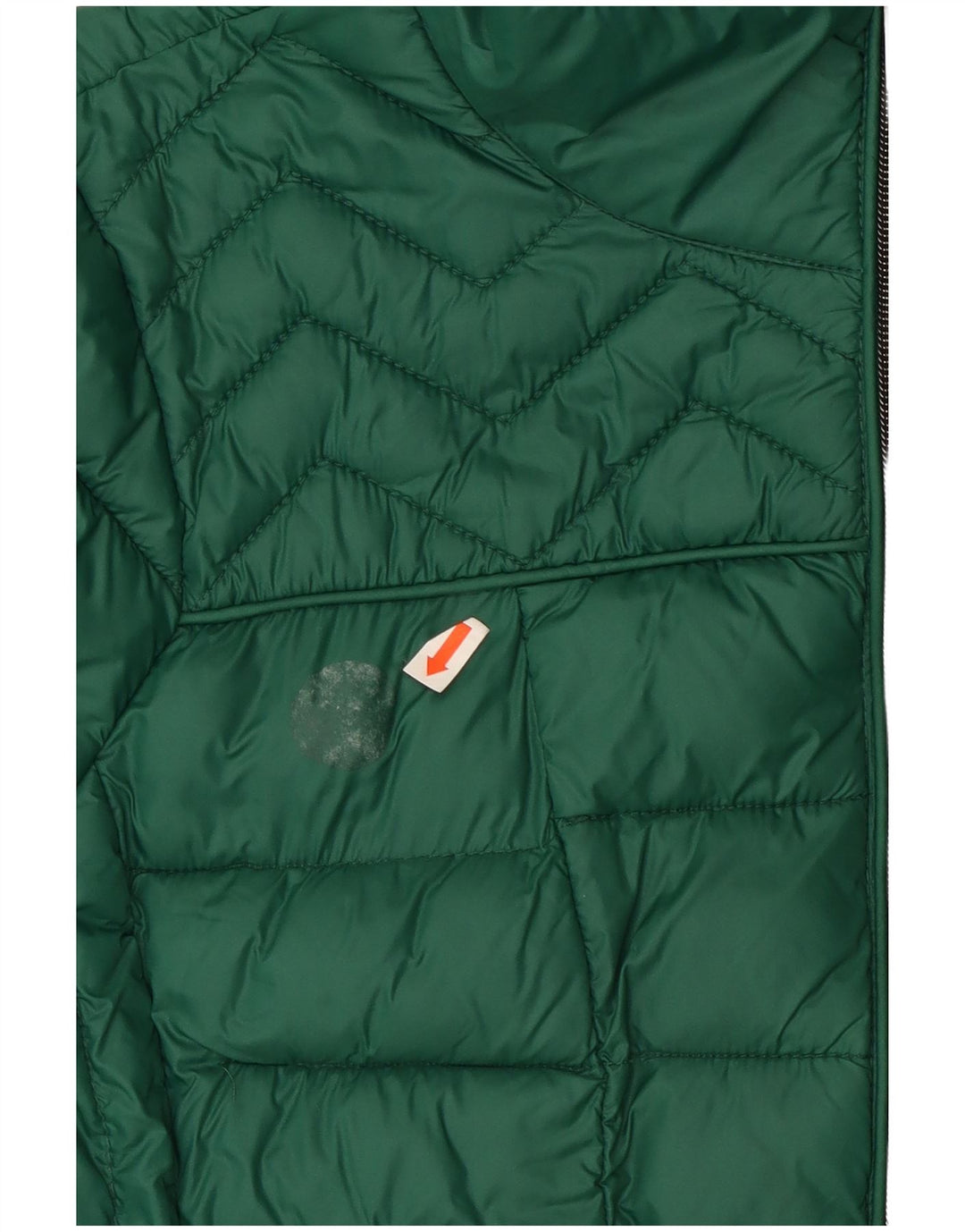 Michael Kors Womens Hooded Padded Jacket UK 14 Medium Green Nylon