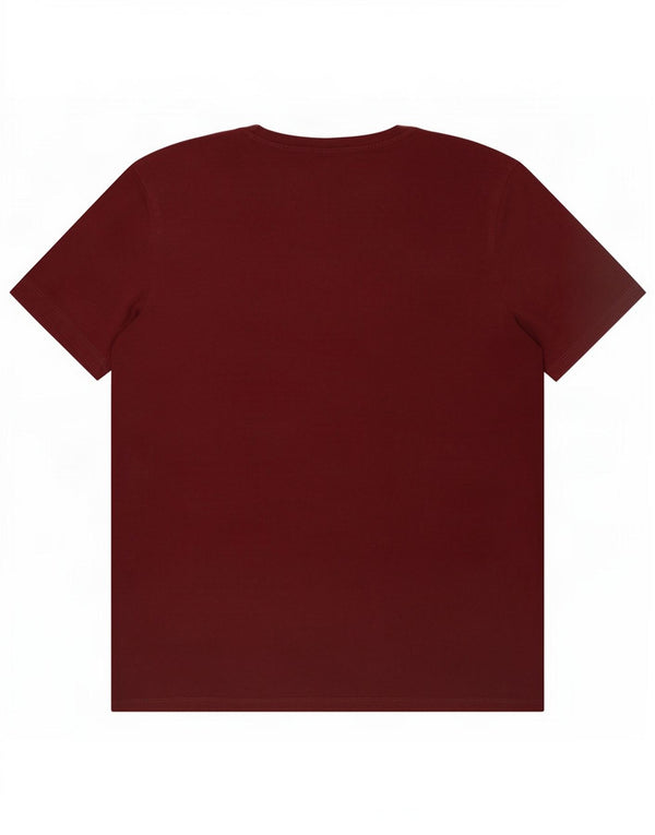 Męski T-shirt z grafiką Jack & Jones Top Medium Burgundy Cotton