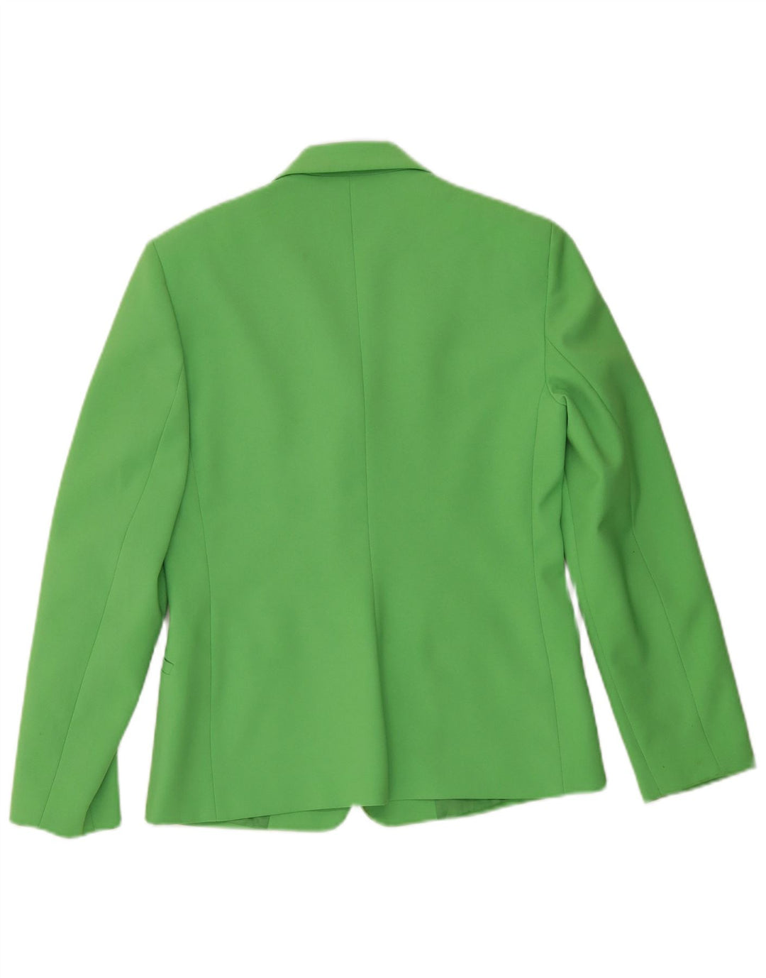 Benetton Damen 3-Knopf-Blazerjacke IT 42 Mittelgrünes Polyester