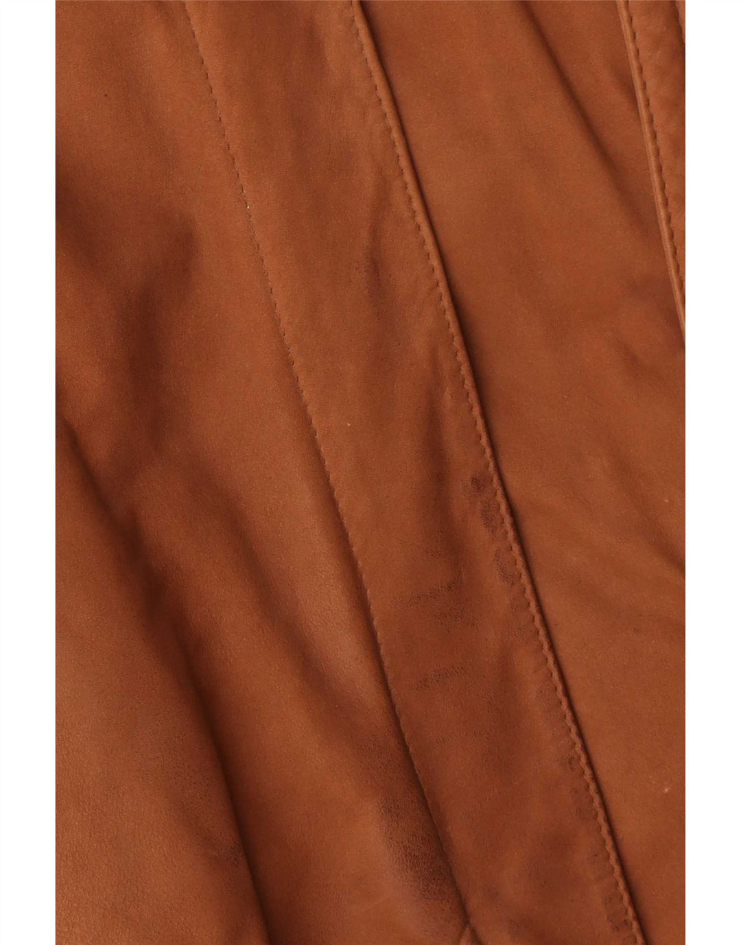 Vintage Mens Leather Coat UK 40 Large Brown