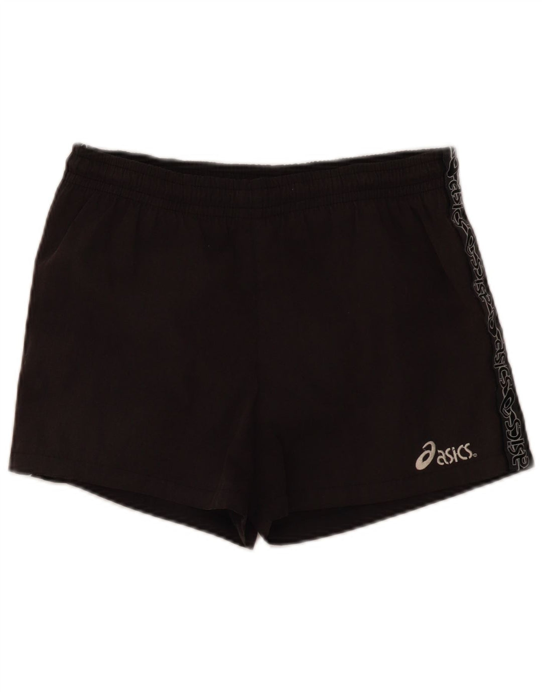 Asics Mens Graphic Swimming Shorts Small  Black