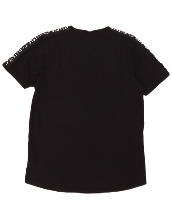 Ellesse Mens Graphic T-Shirt Top Large Black