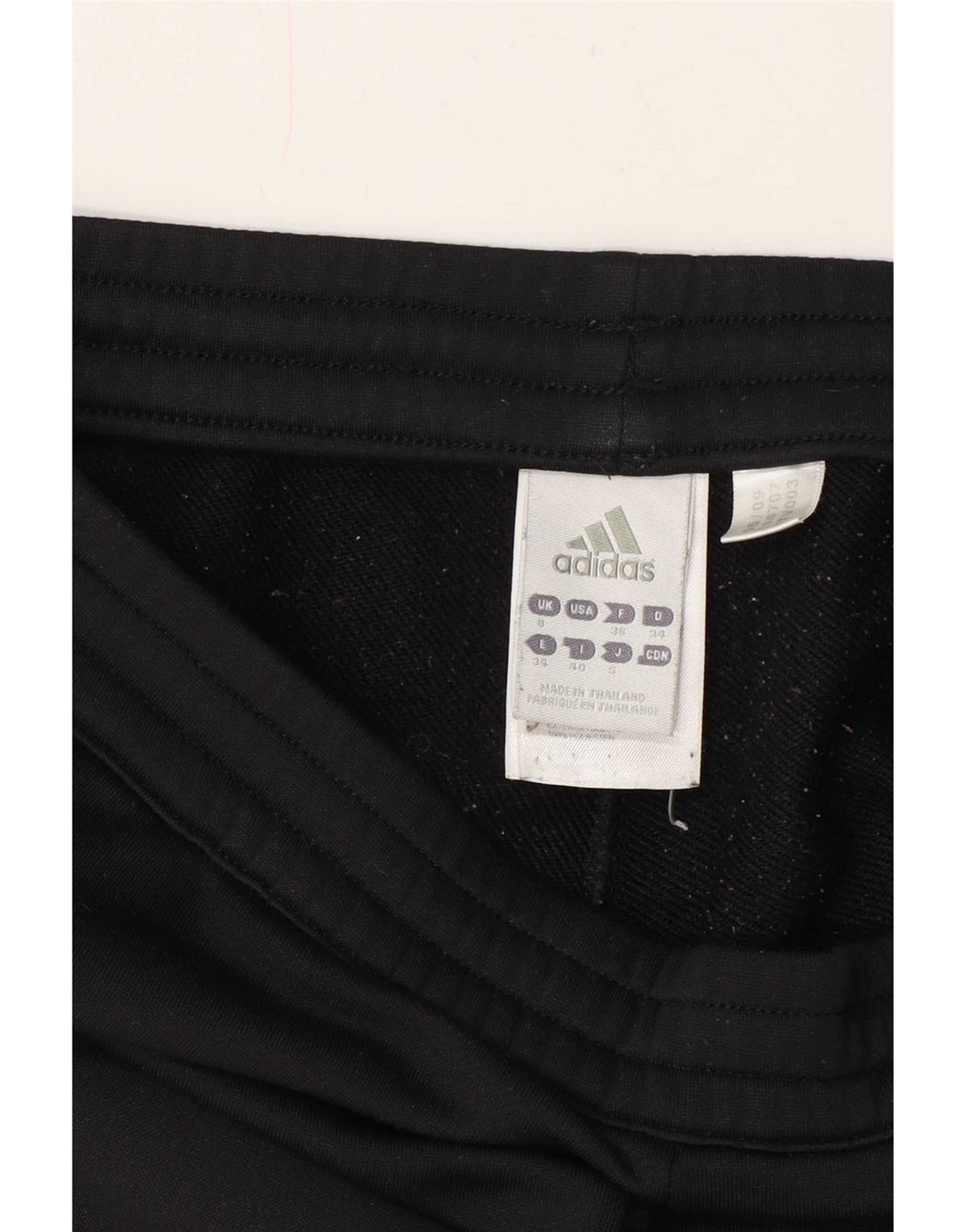 Adidas Pantalon de survêtement pour femme UK 8 Small Noir Polyester