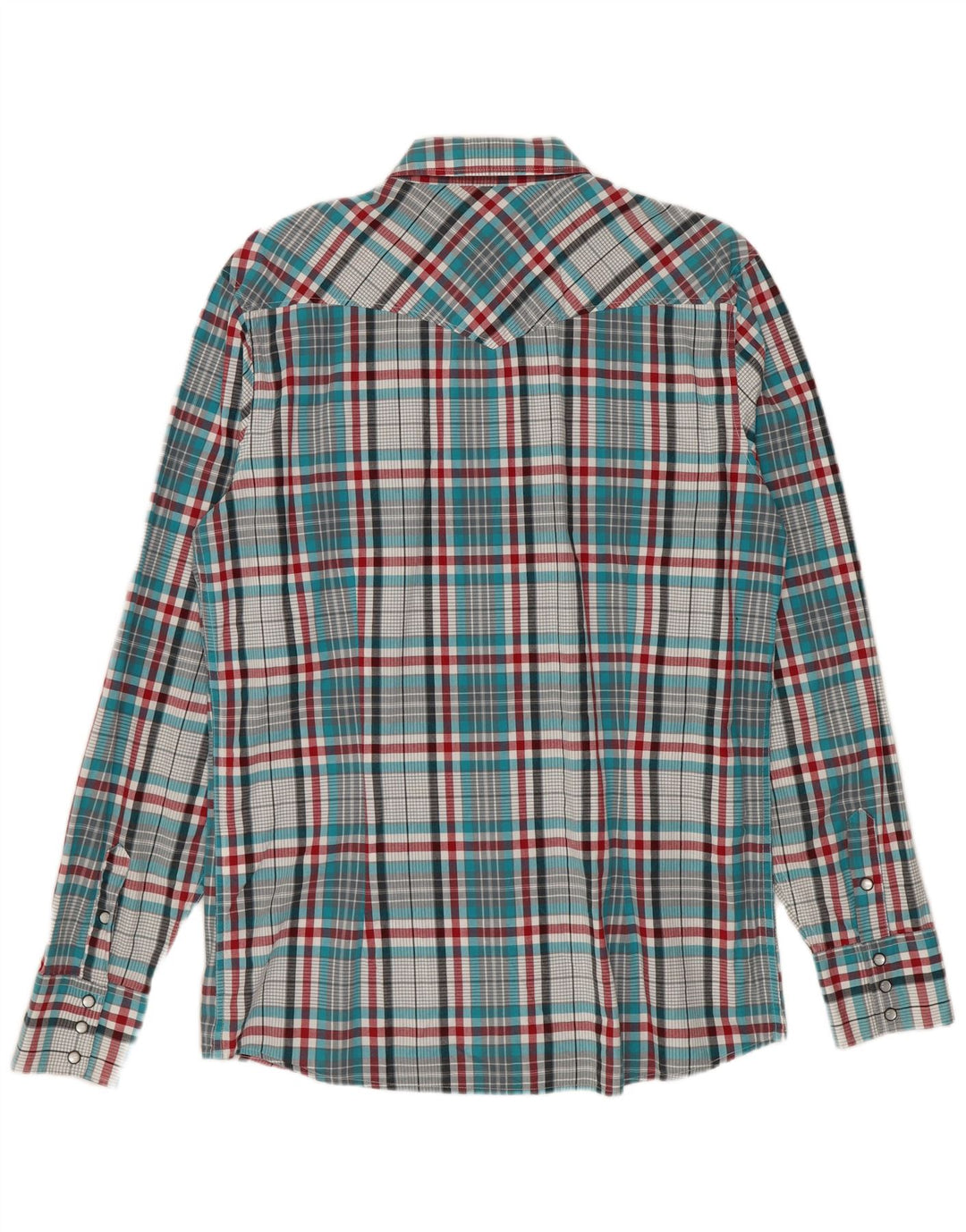 Camicia in flanella da uomo Lee XL in cotone a quadri multicolore