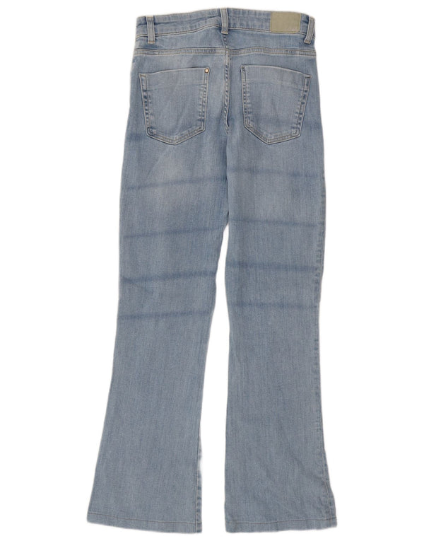 Zara Womens Flared Jeans EU 38 Small W28 L30 Blue