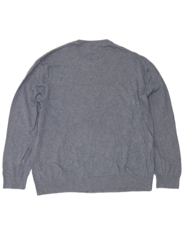 Maglione maglione girocollo da uomo Nautica 2XL cotone blu
