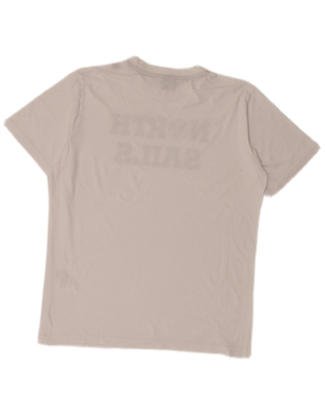 North Sails Mens Graphic T-Shirt Top Small White Cotton