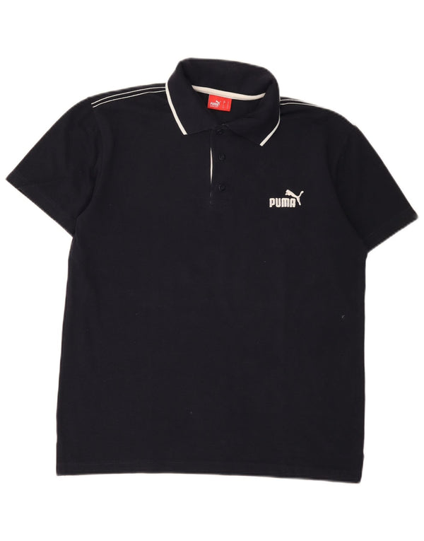 Puma Polo Homme Petit Noir Polyester