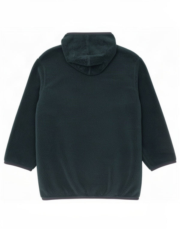 Verde Piu Abrigo cortavientos con capucha para mujer UK 46 Grande Verde Novedad