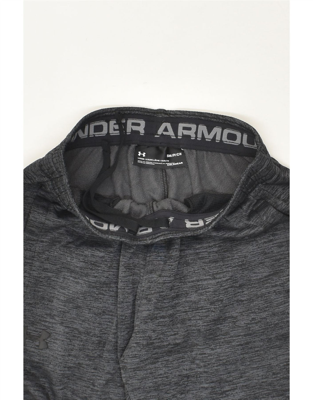 UNDER ARMOUR Womens Cold Gear Tracksuit Trousers UK 8 Small Grey Polyester | Vintage Under Armour | Thrift | Second-Hand Under Armour | Used Clothing | Messina Hembry 