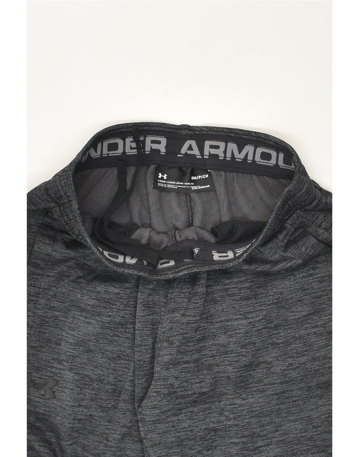UNDER ARMOUR Womens Cold Gear Tracksuit Trousers UK 8 Small Grey Polyester | Vintage Under Armour | Thrift | Second-Hand Under Armour | Used Clothing | Messina Hembry 