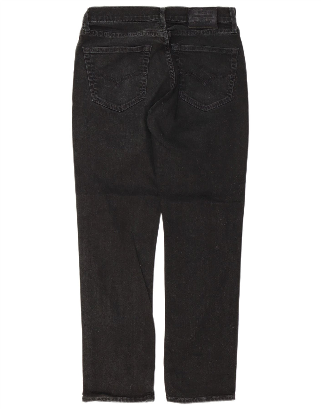 Levi's Mens Straight Jeans W31 L28 Black Cotton