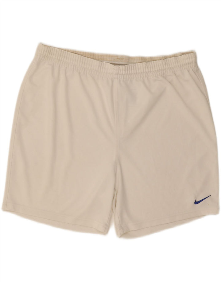 NIKE Mens Sport Shorts UK 37/39 XL Beige Polyester Vintage Nike and Second-Hand Nike from Messina Hembry 