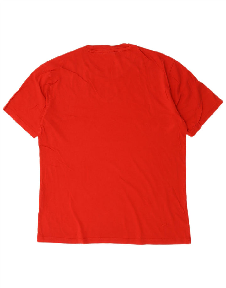 Ανδρικό γραφικό T-Shirt Champion Top Μεσαίο κόκκινο βαμβακερό